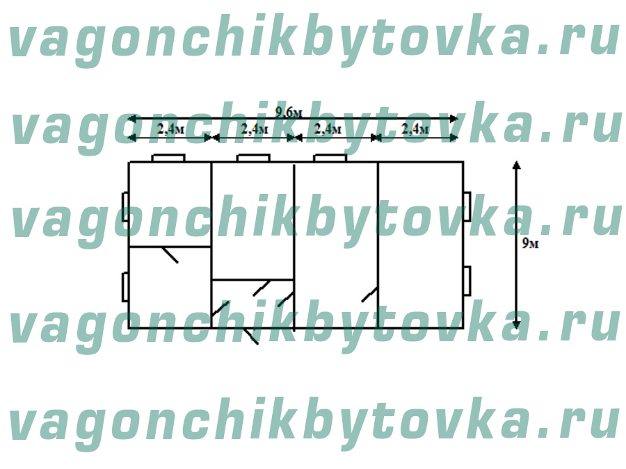 Модульный детский городок для туристических объектов